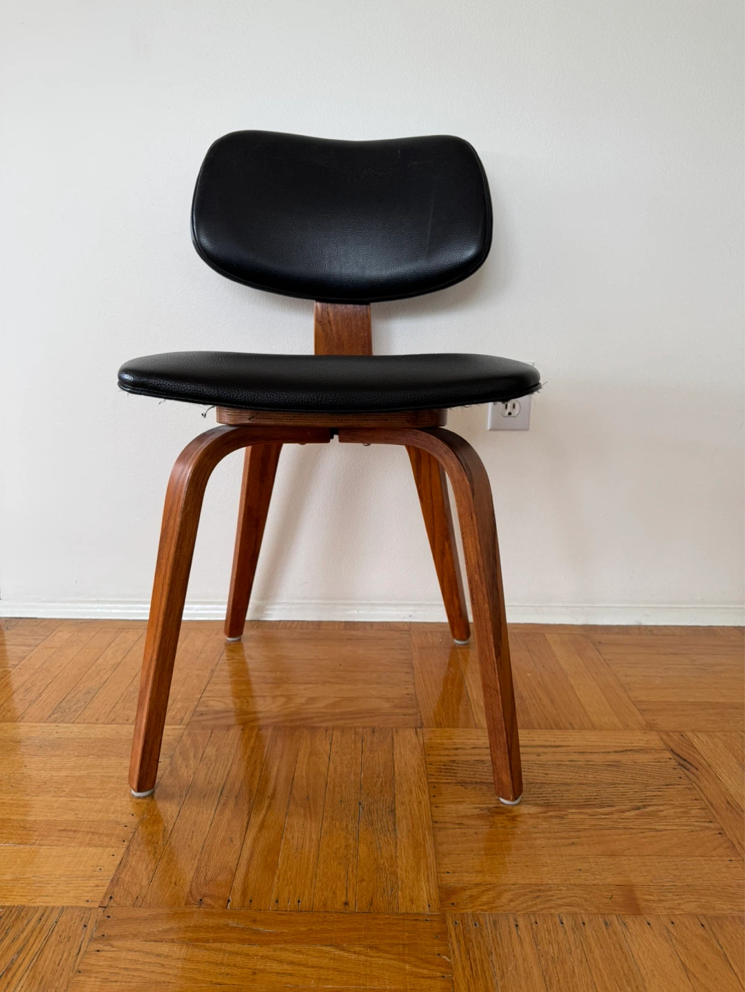 Three mid century modern Eames Thonet chairs
