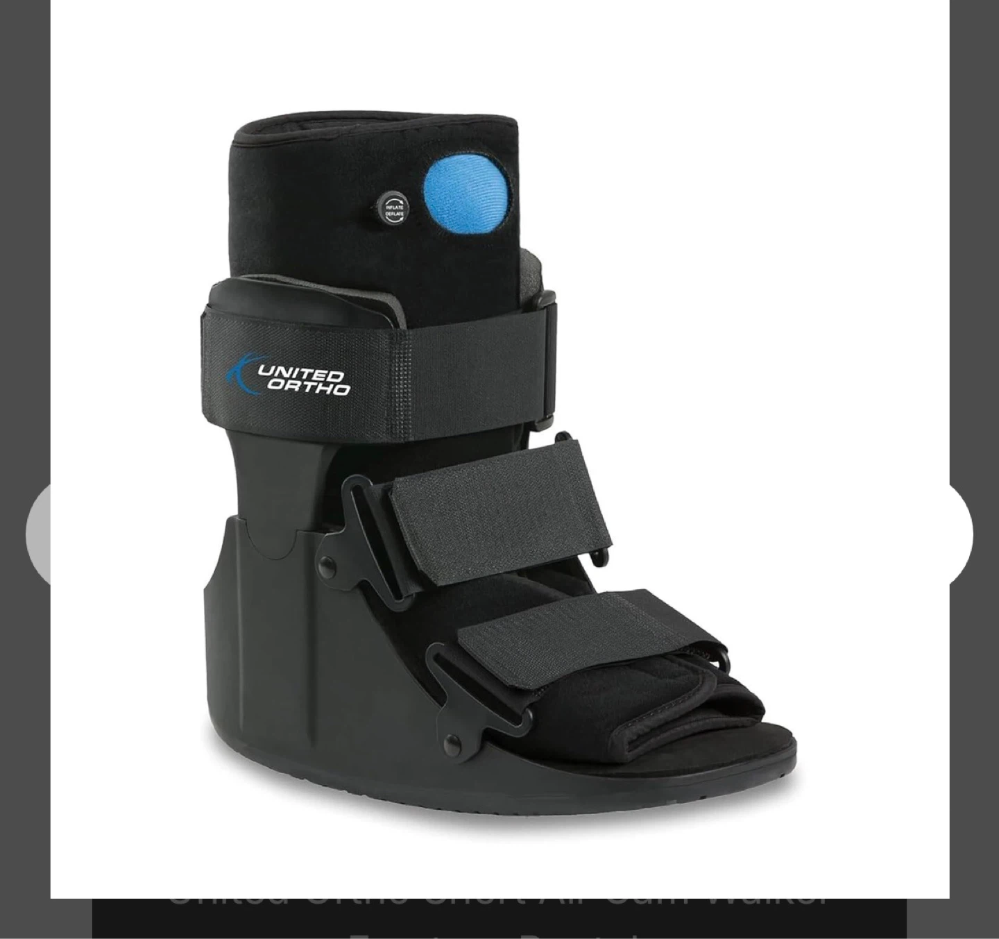 United Ortho Short Air Cam Walker Fracture Boot, Large