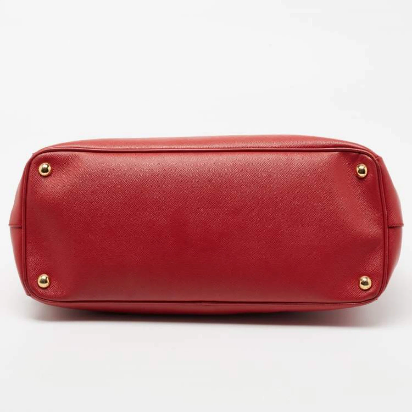 Prada Red Saffiano Lux Leather Large Double Zip Tote - photo 5