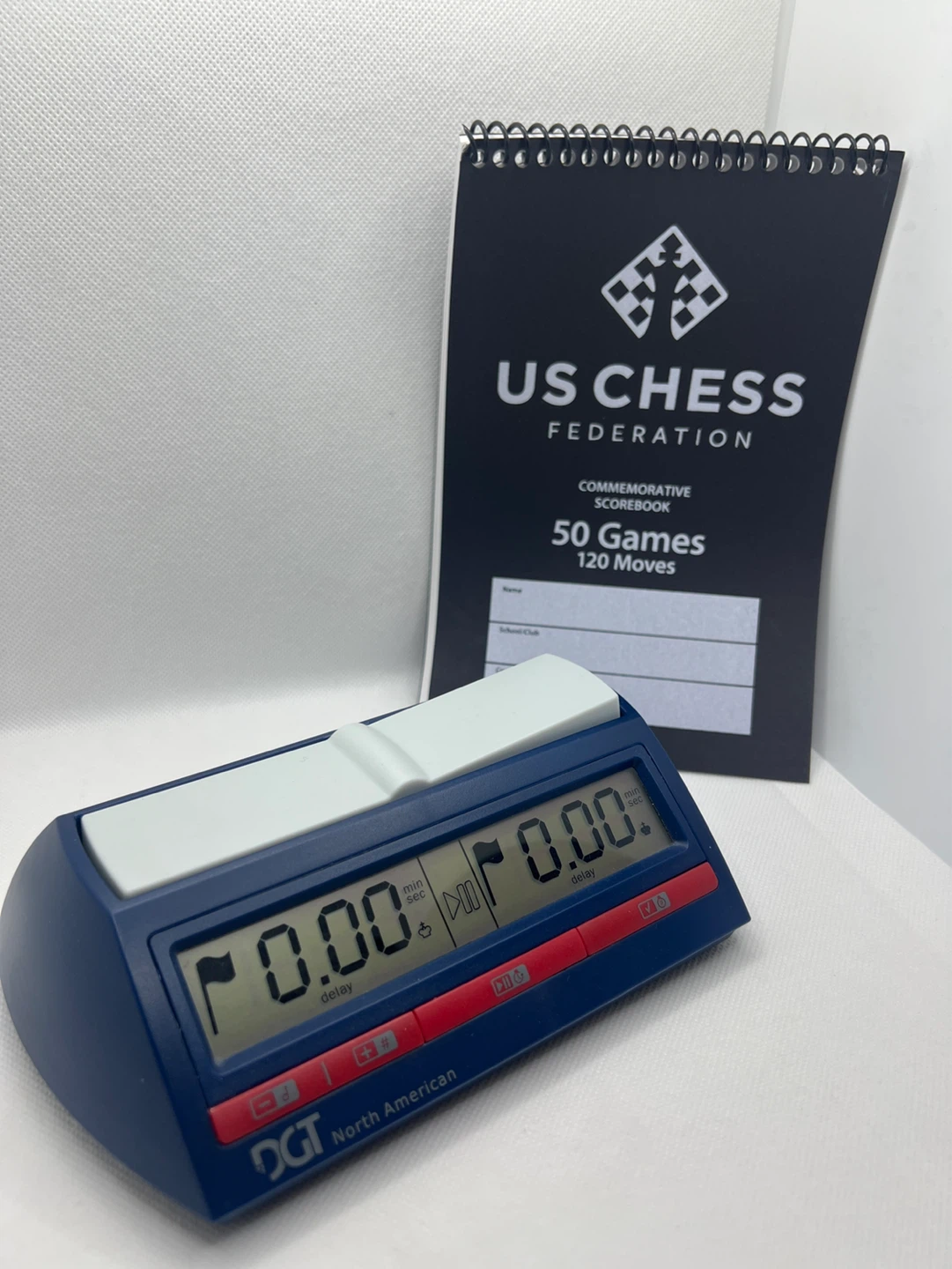 DGT North American Chess Clock and US Chess Federation Scorebook