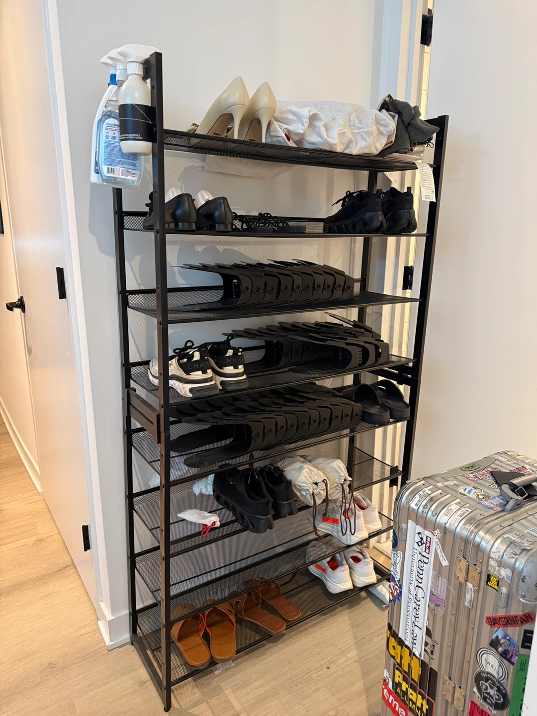 6-Tier Metal Shoe Rack Organizer
