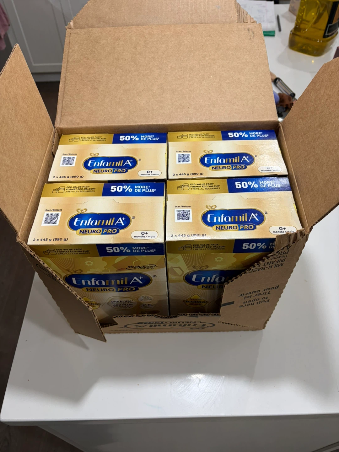 Enfamil A+ Neuro Pro Formula 4 x 445g Boxes - photo 4