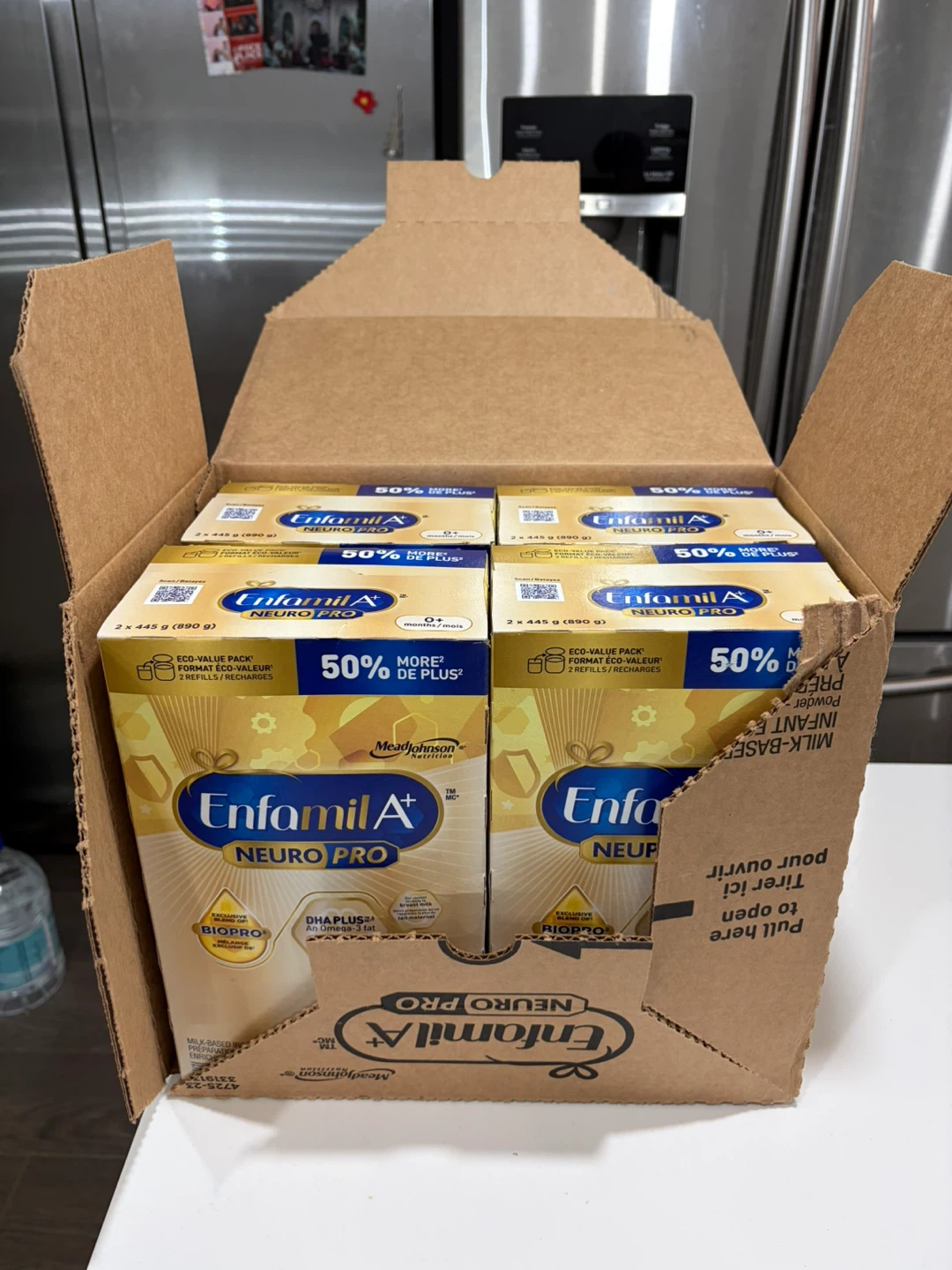 Enfamil A+ Neuro Pro Formula 4 x 445g Boxes