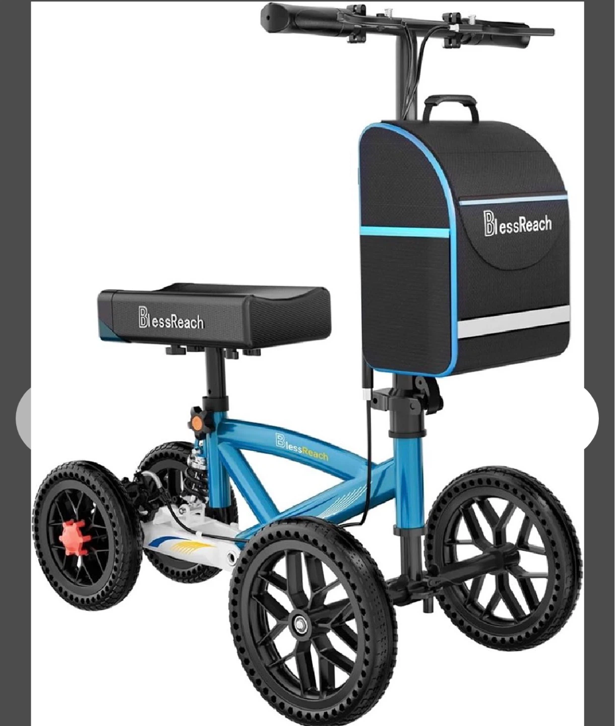 BlessReach Knee Scooter with Bag