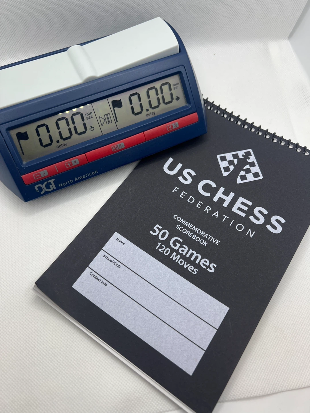 DGT North American Chess Clock and US Chess Federation Scorebook - photo 2