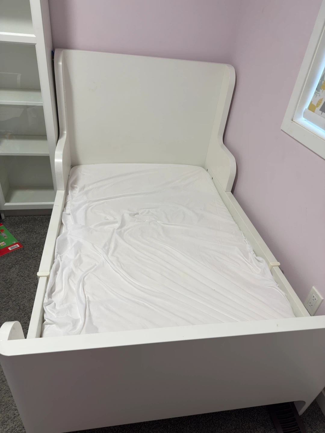 IKEA BUSUNGE Extendable Junior Bed - White - photo 4