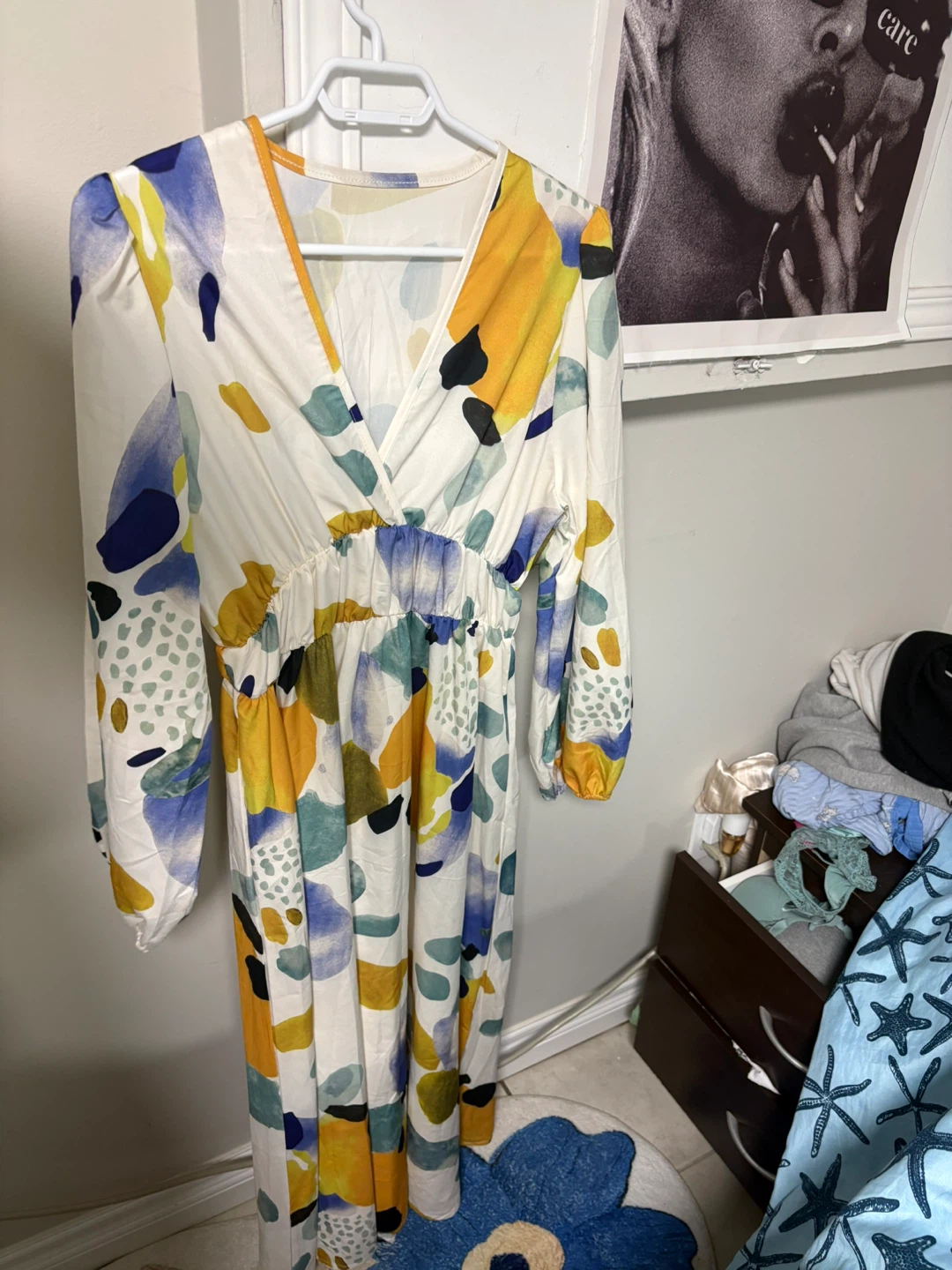 Women's Abstract Print Maxi Dress - photo 2