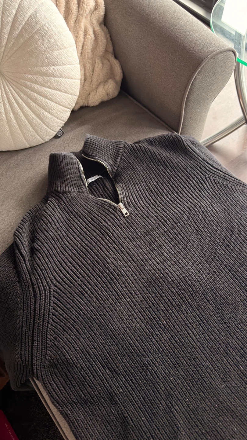 ZARA Black Half Zip