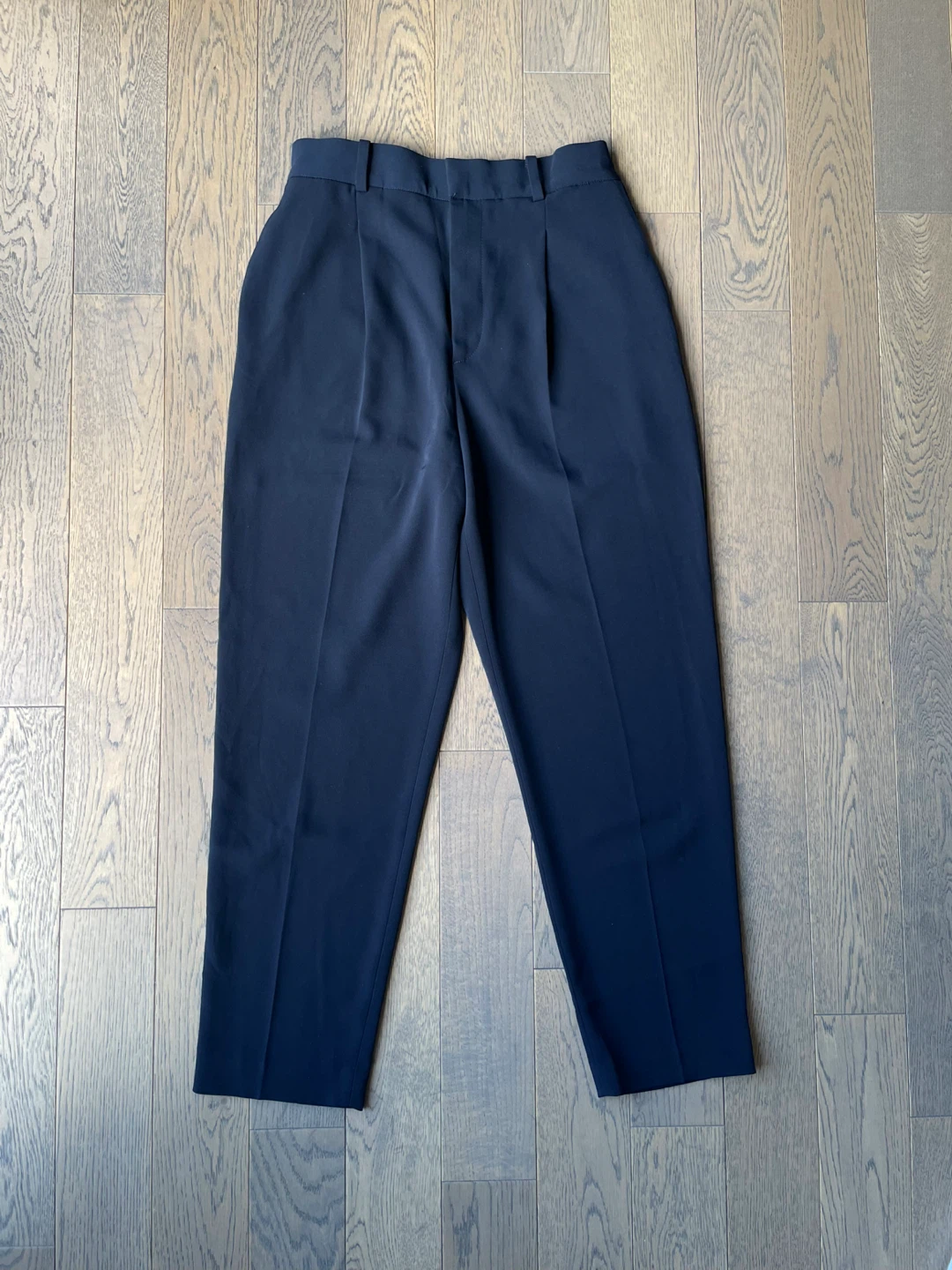 UNIQLO Women's Navy Blue Trousers - Size M