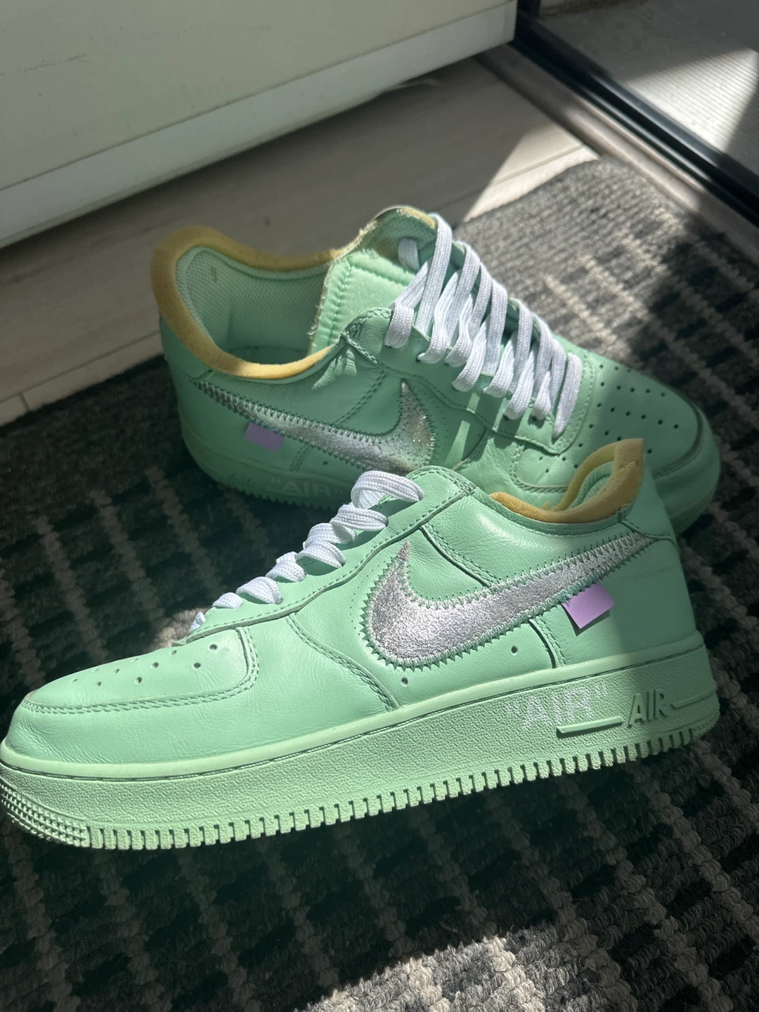 Nike Air Force 1 "Air" Sneakers - Mint Green - photo 3