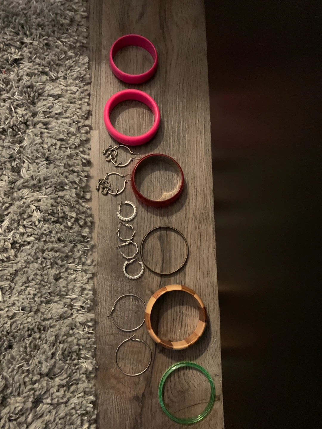 Assorted Bangles and Earrings