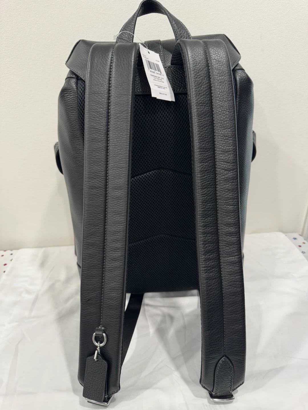 Coach Black Leather Backpack - photo 4