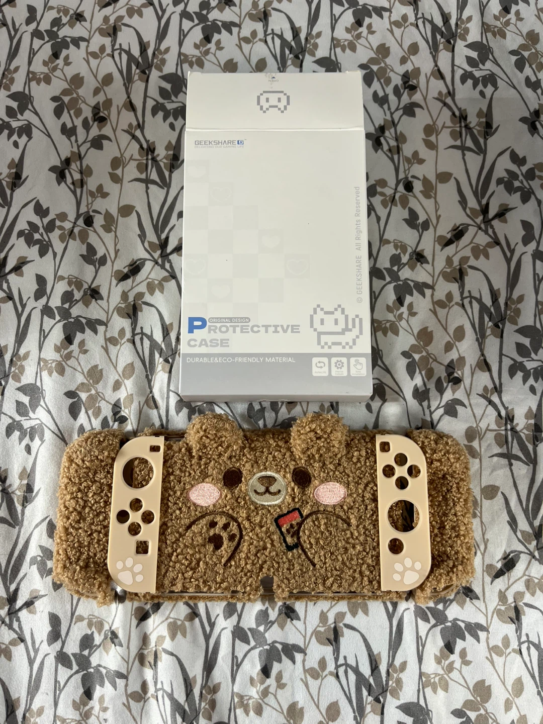 GEEKSHARE Teddy Bear Protective Case for Nintendo Switch