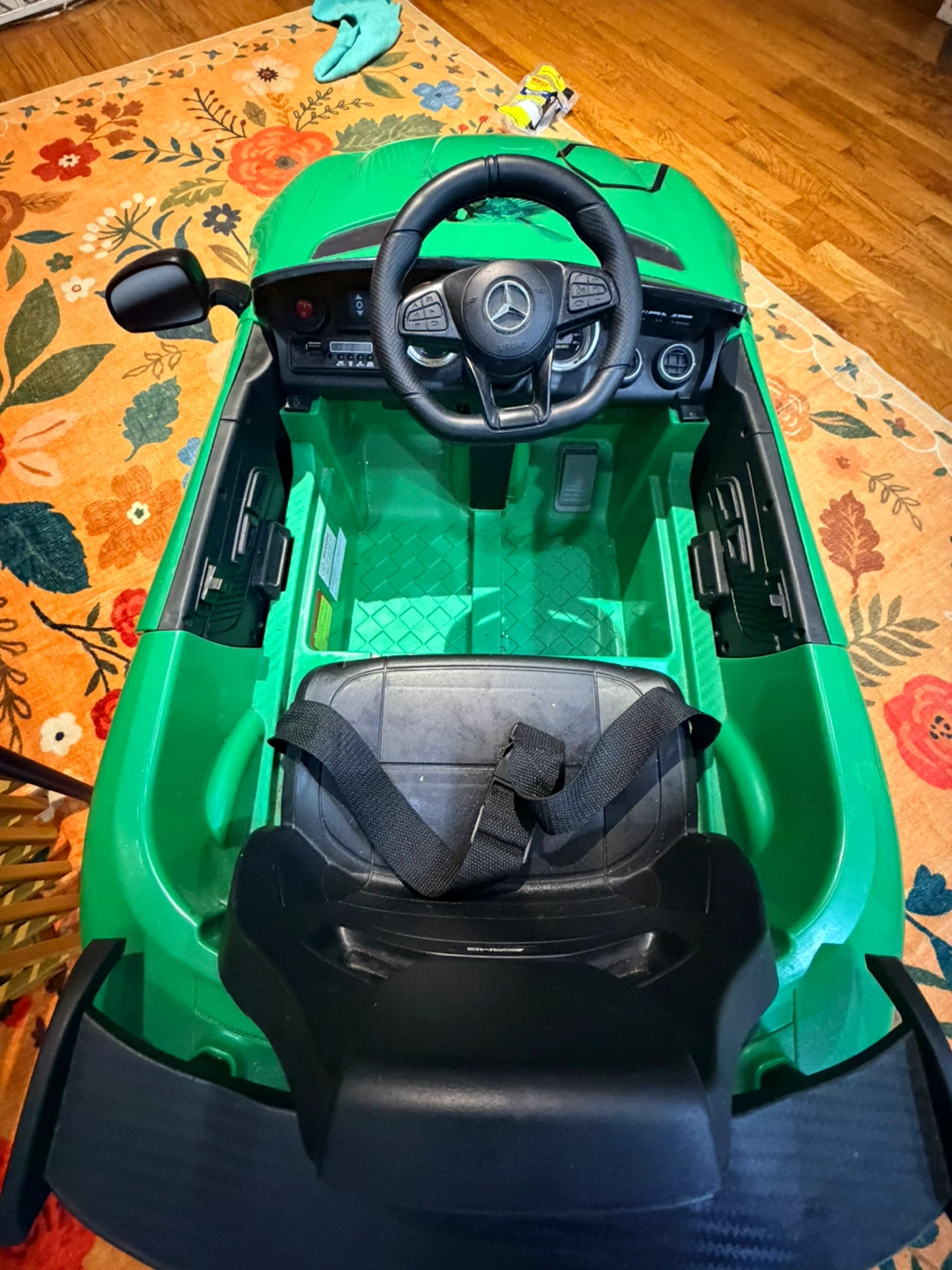 Kids Ride-On Car - Green Mercedes Style - photo 4