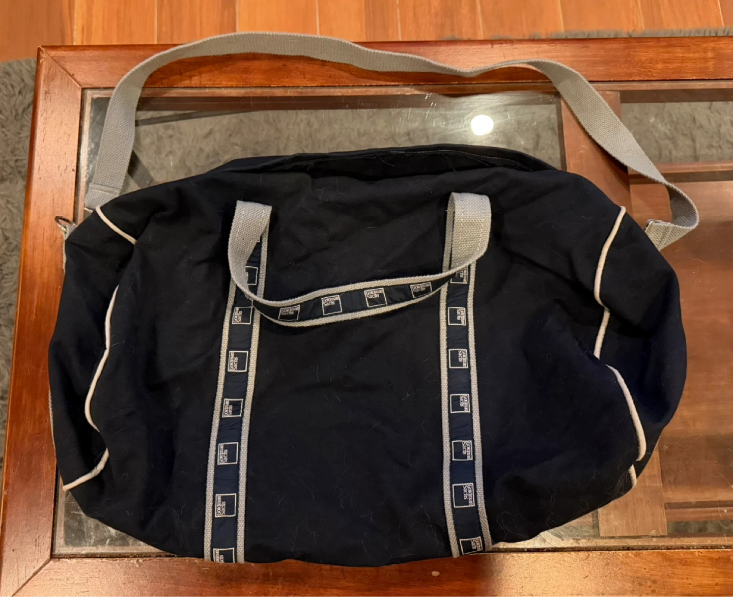 Goldman Sachs Navy Duffle Bag