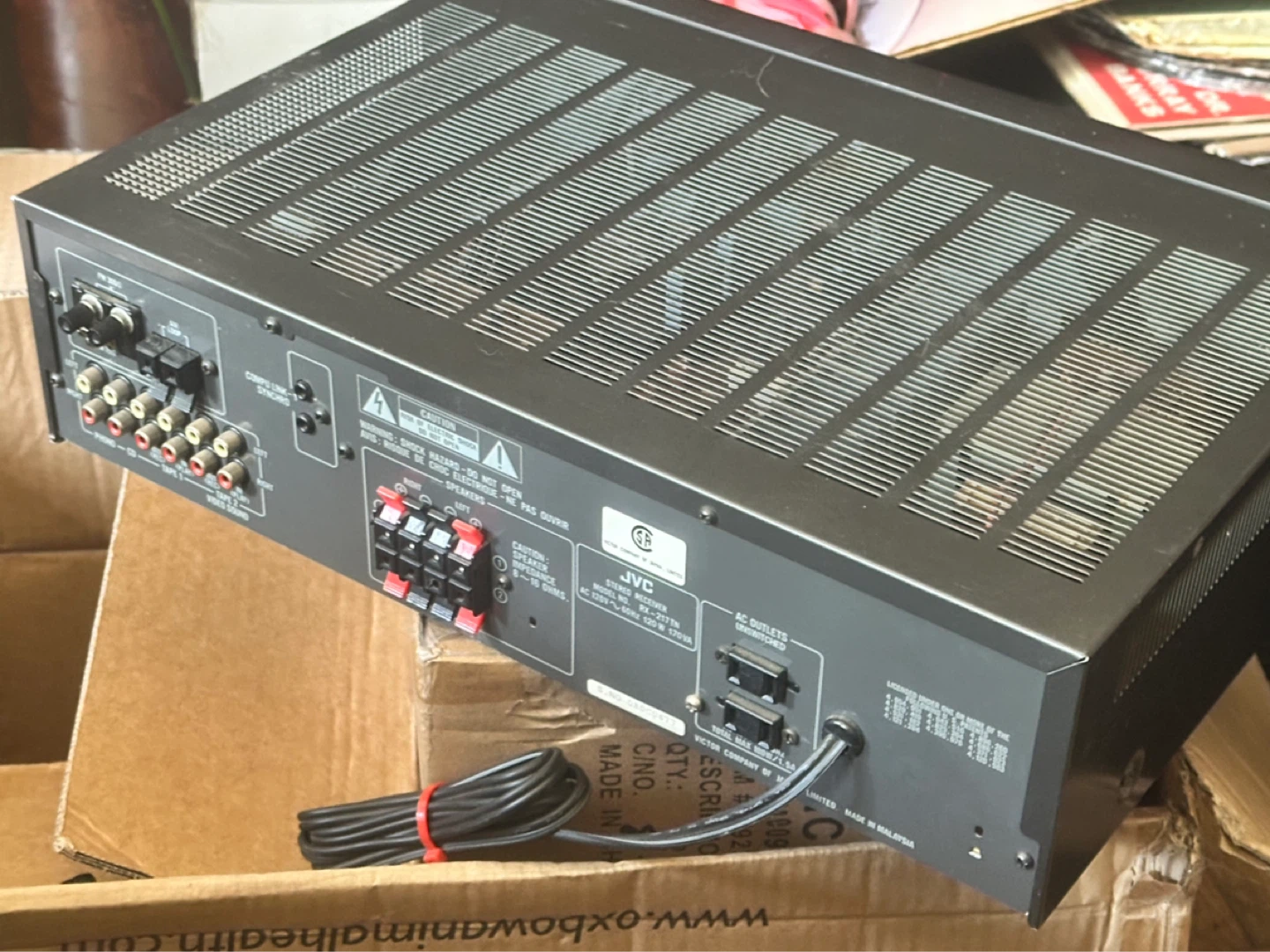 jvc rx-217 am/fm stereo receiver tested works - photo 5