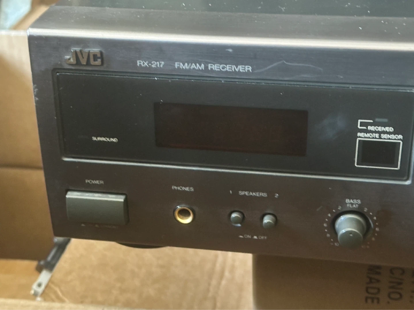 jvc rx-217 am/fm stereo receiver tested works - photo 2