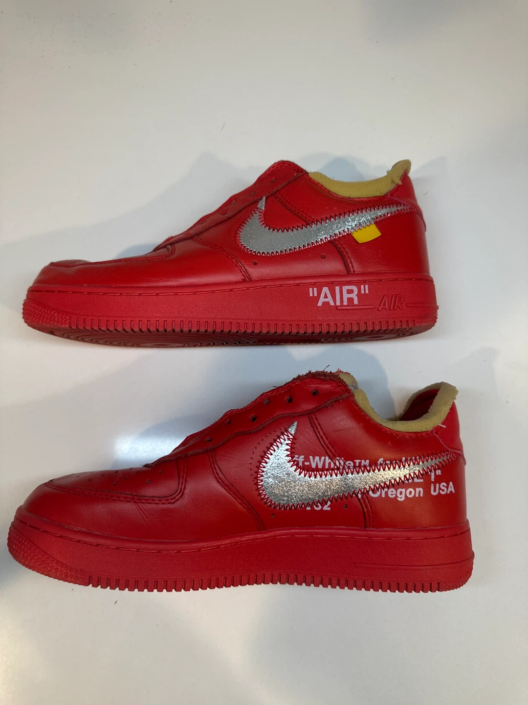 Nike Air Force 1 Low Off-White Red - photo 3
