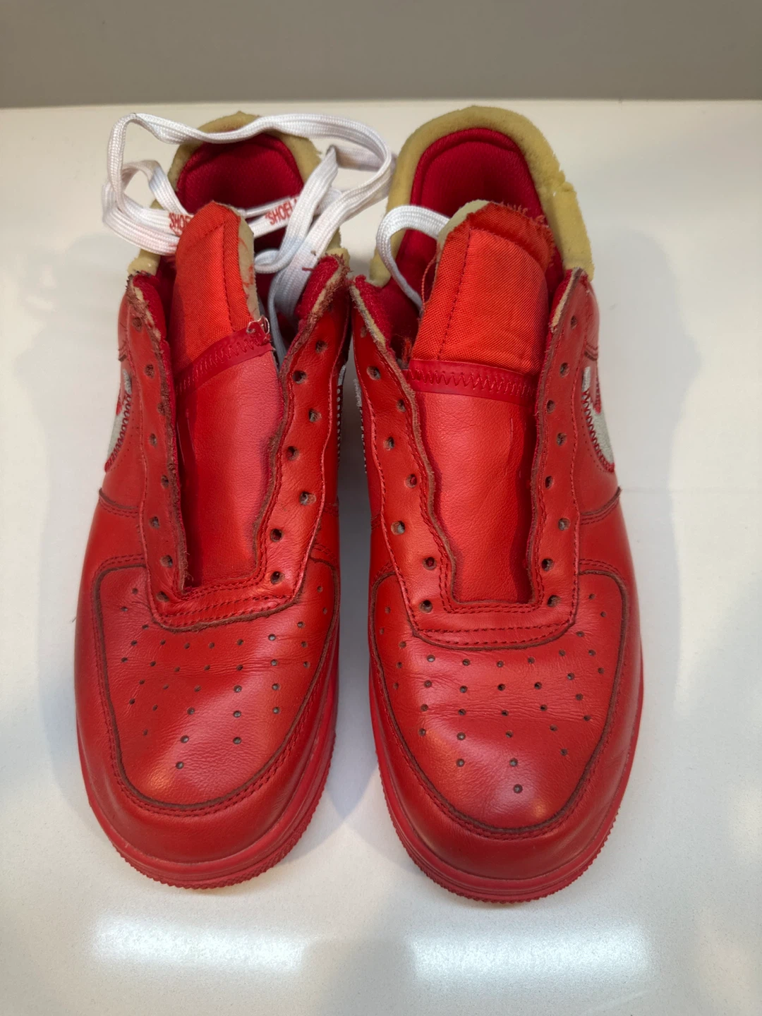 Nike Air Force 1 Low Off-White Red - photo 2