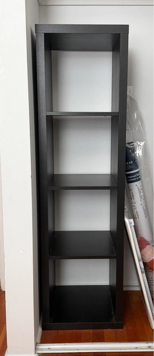 Black cubby storage/book shelf