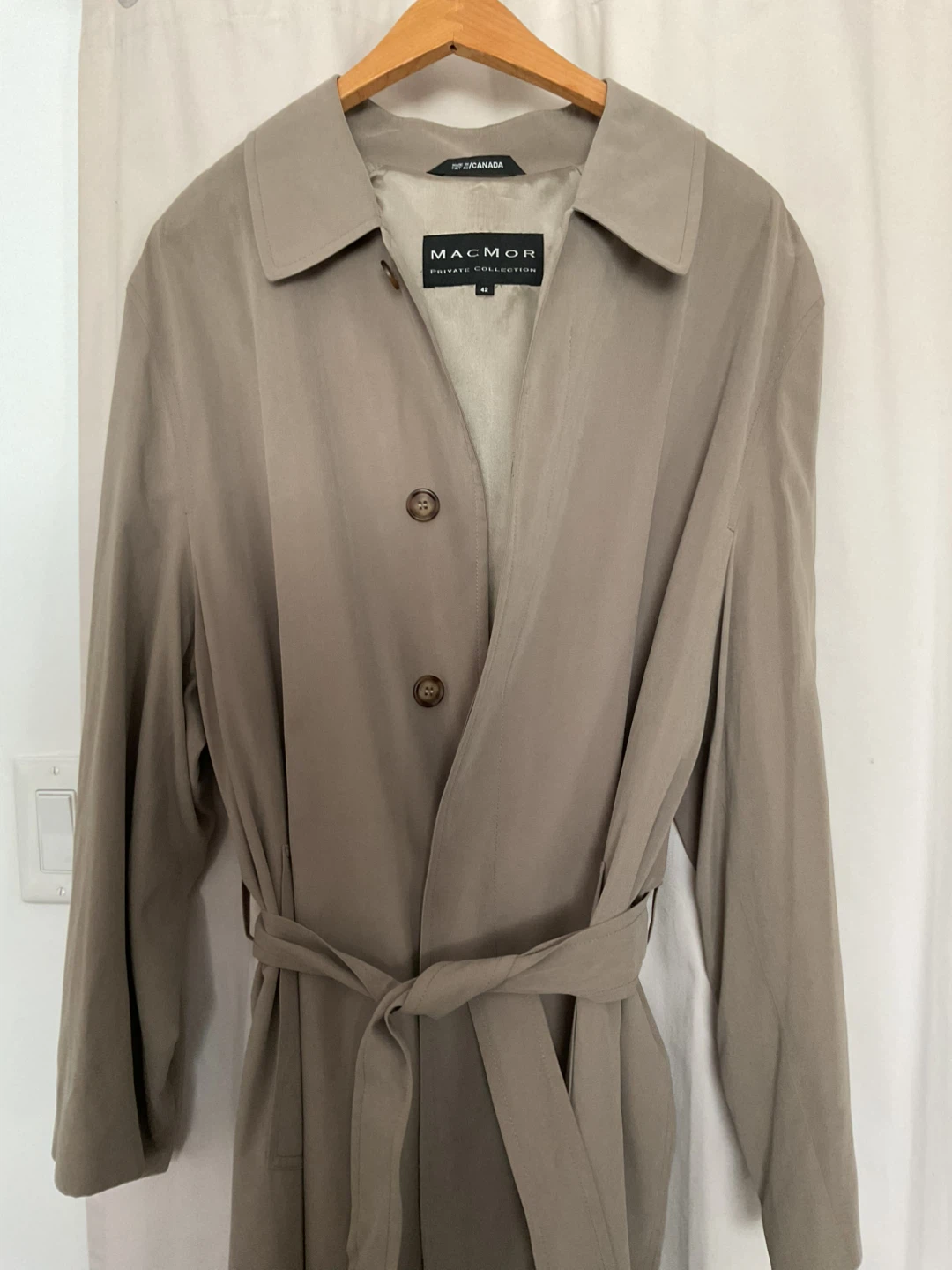 MacMor Private Collection Trench Coat - Beige - photo 3