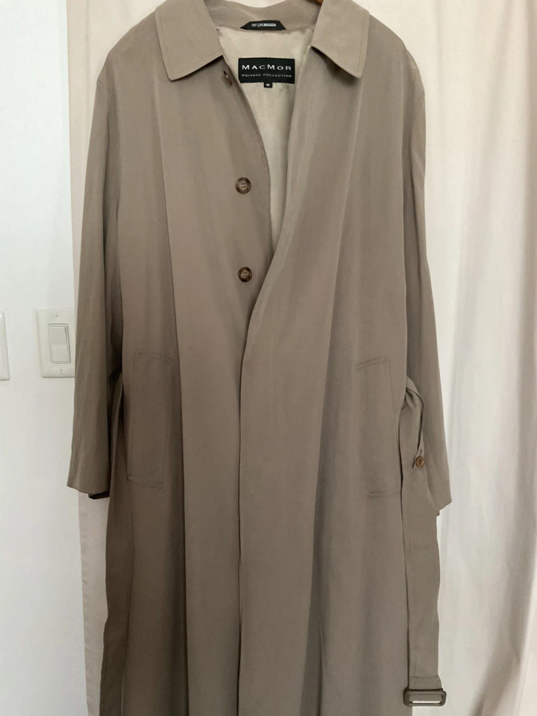 MacMor Private Collection Trench Coat - Beige