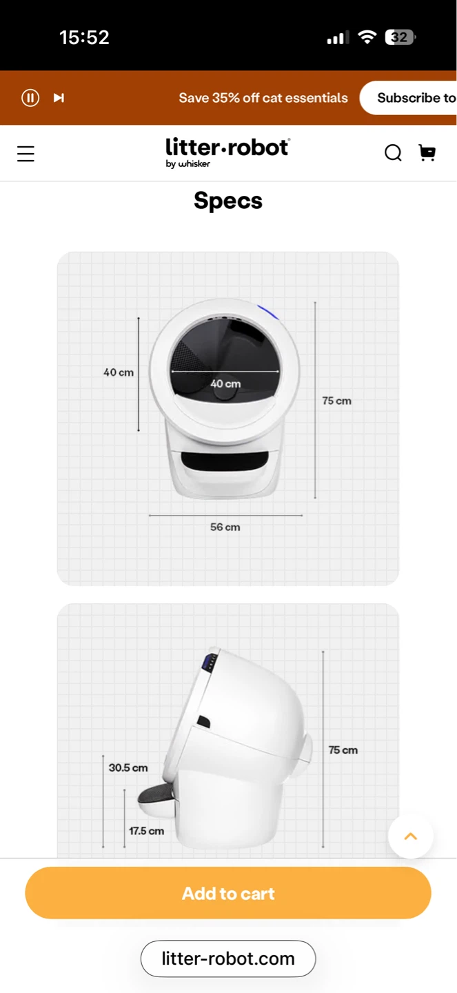 Litter-Robot 4 Automatic Self-Cleaning Litter Box - photo 3