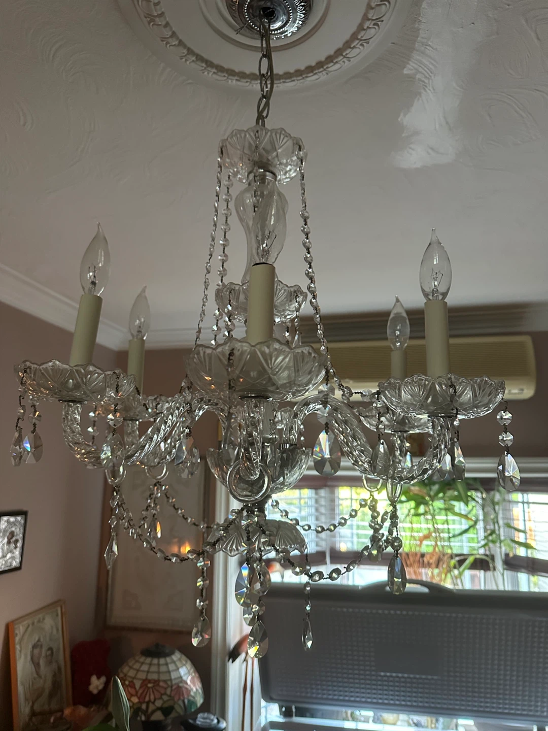 Crystal Chandelier with 6 Lights