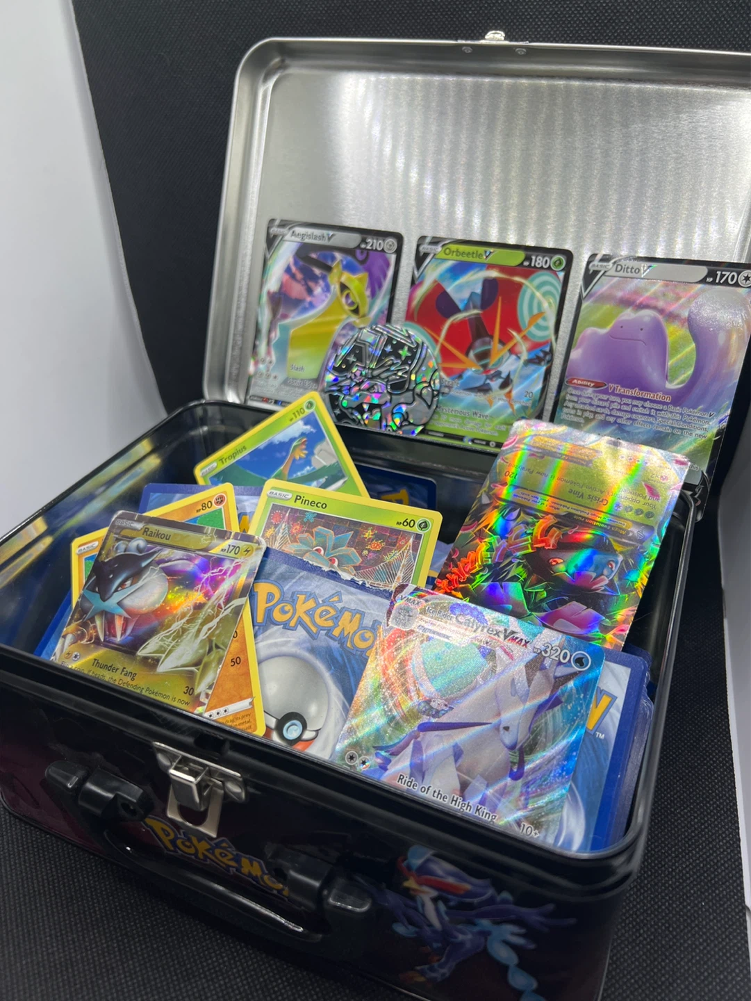 Pokémon! Surprise!!.. Trading Card Tin with Assorted Cards - photo 2