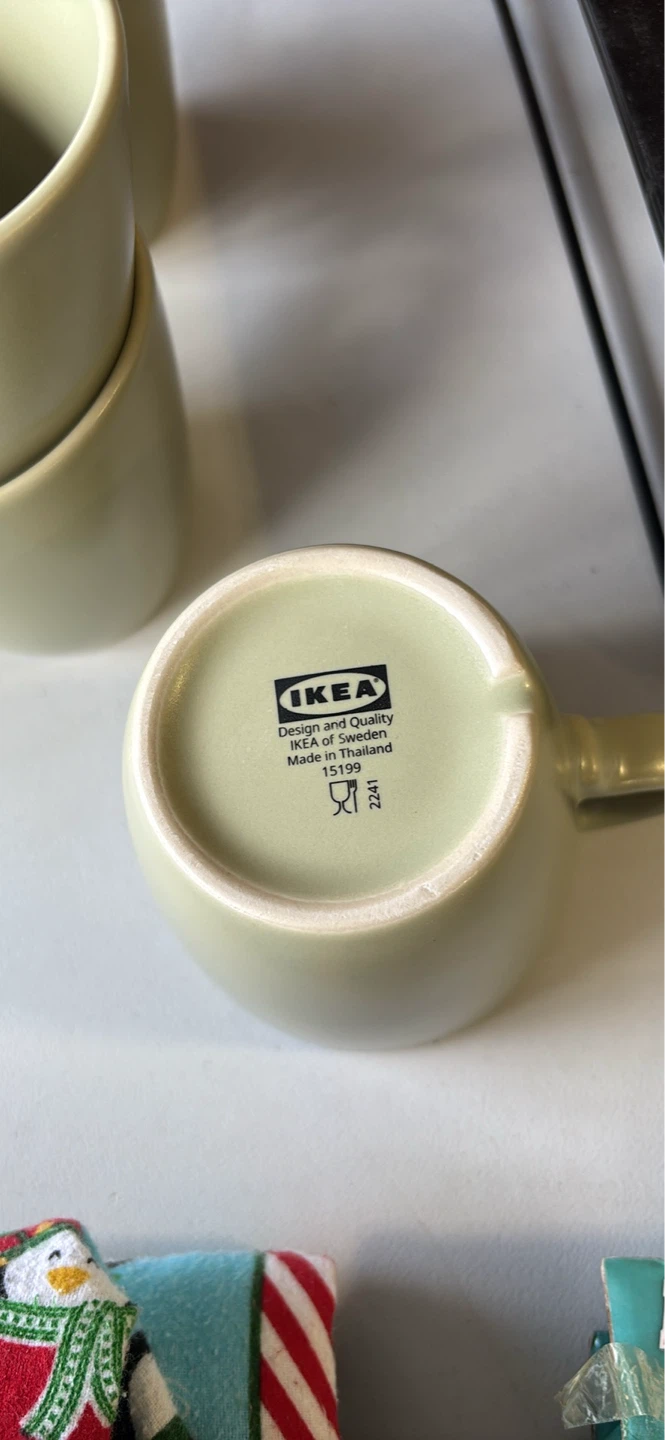 IKEA Green Mugs (Set of 8) - photo 2