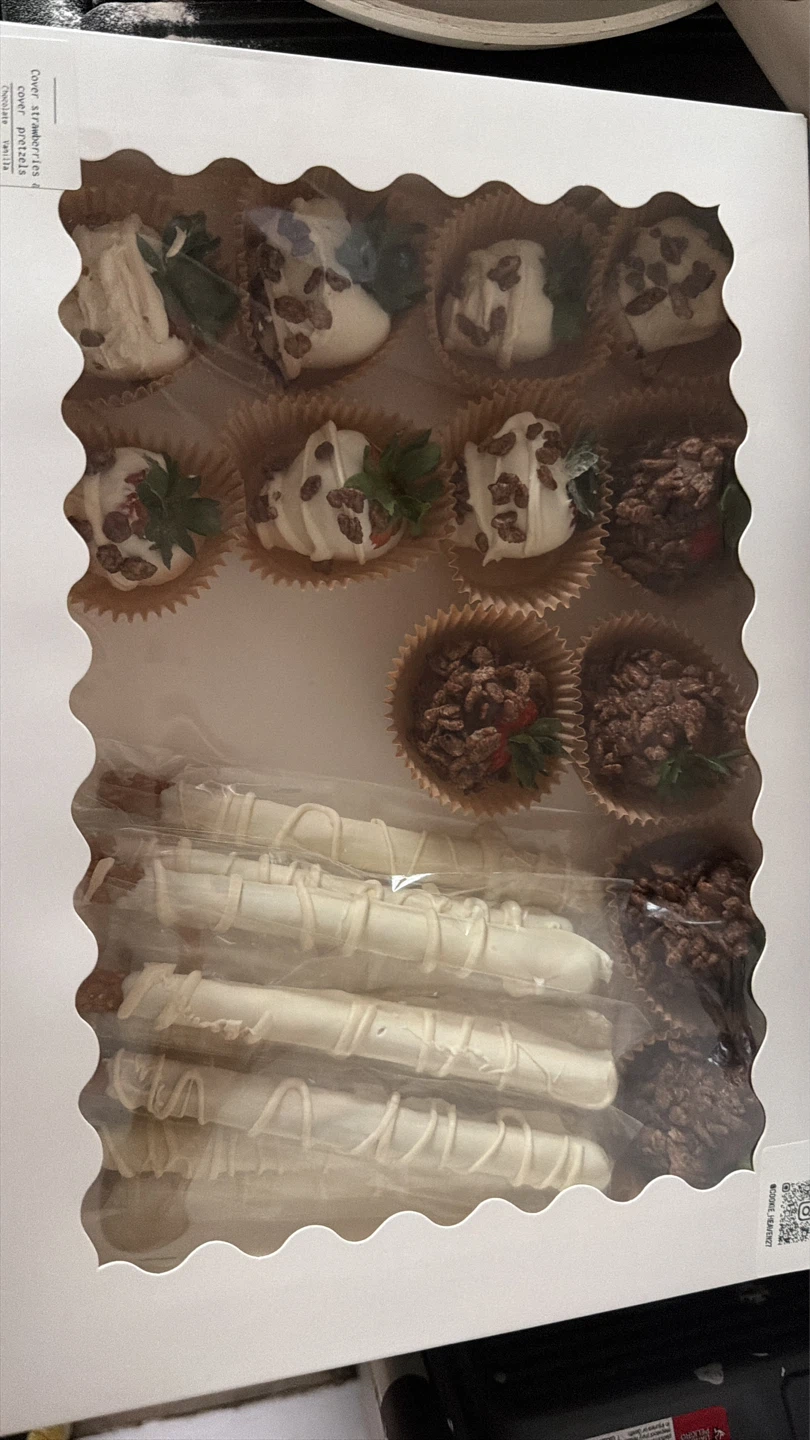 Chocolate Covered Strawberries & Pretzels