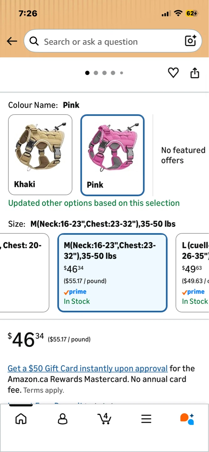 Medium Tactical Dog Harness & Patches - photo 4