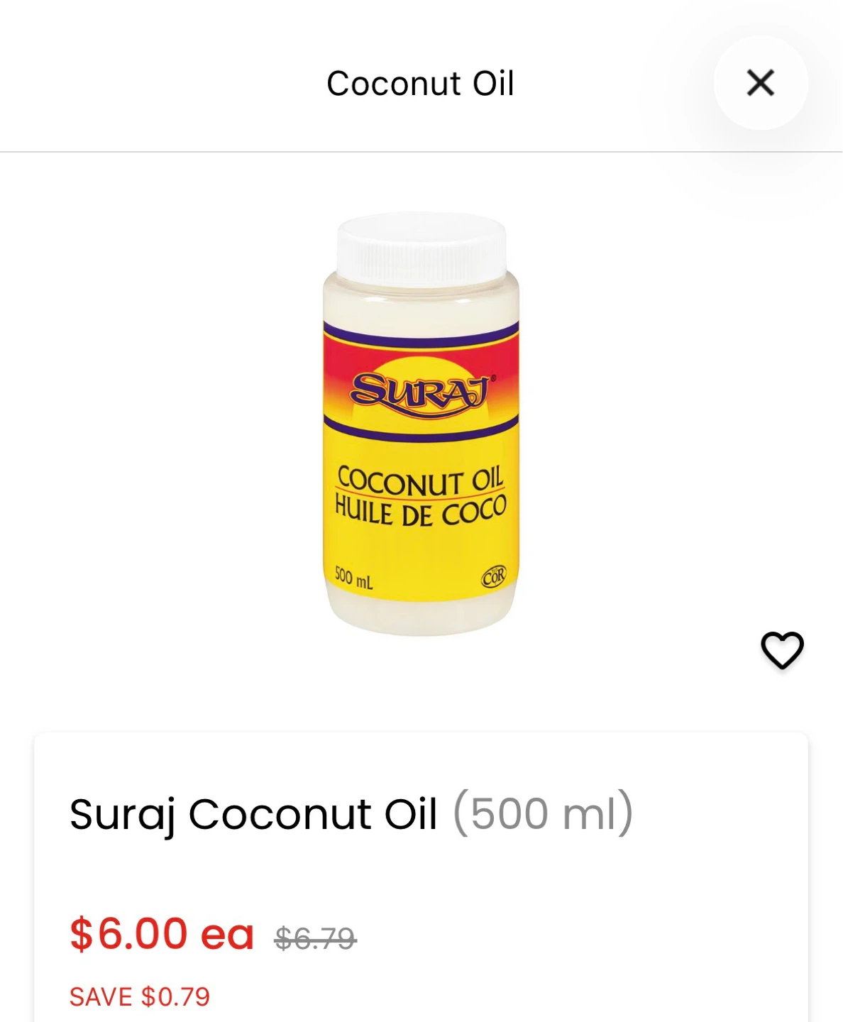 Suraj Coconut Oil - 500 mL - photo 4