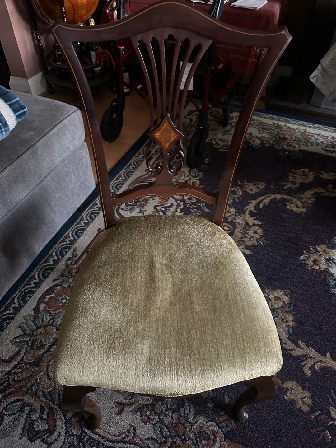 4 Piece Set of Antique Dining Chairs