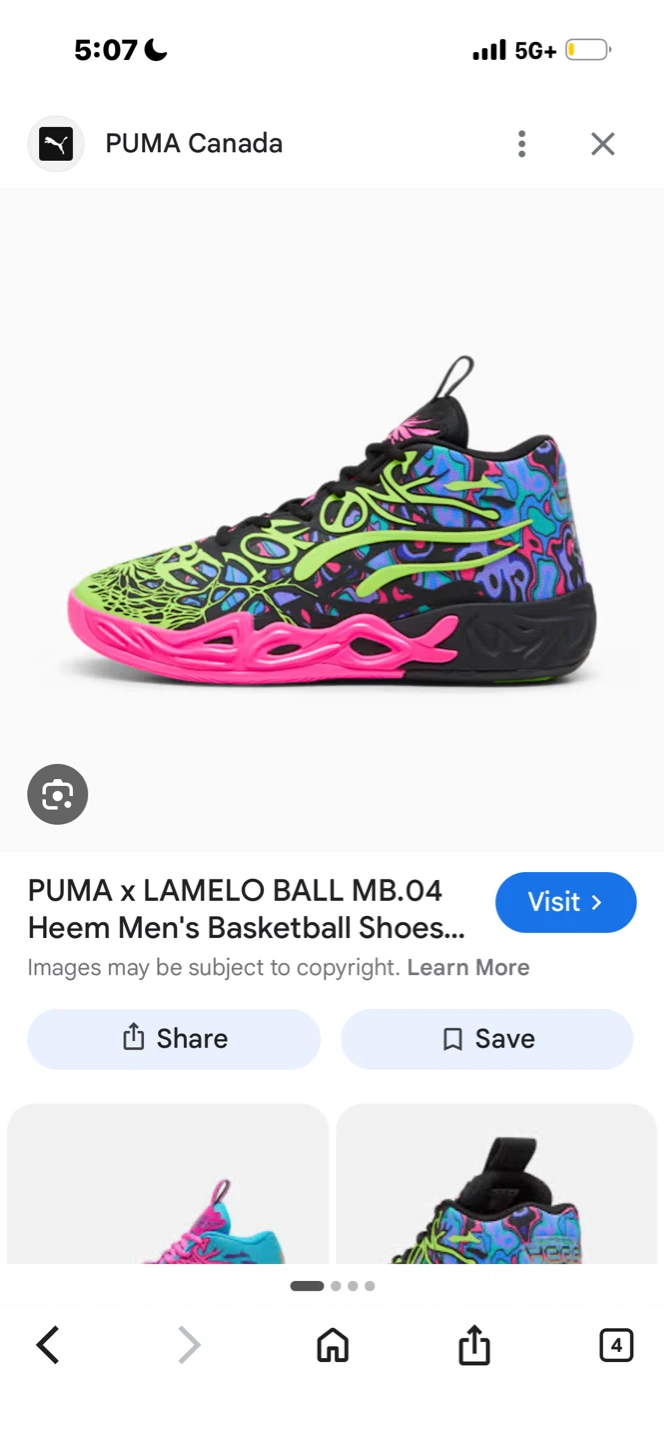 Ball shoes paid 150 for these have receipt