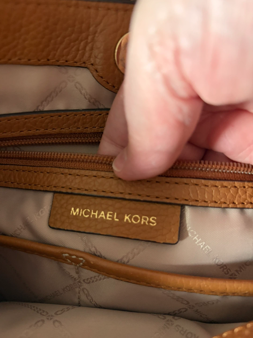 Michael Kors Tote Bag with Signature MK Pattern - photo 3