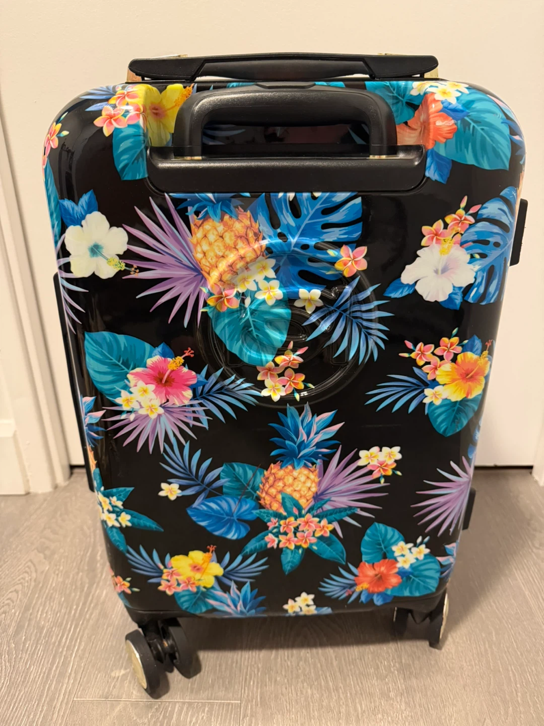 Bebe tropical print hard side carry-on suitcase - photo 4