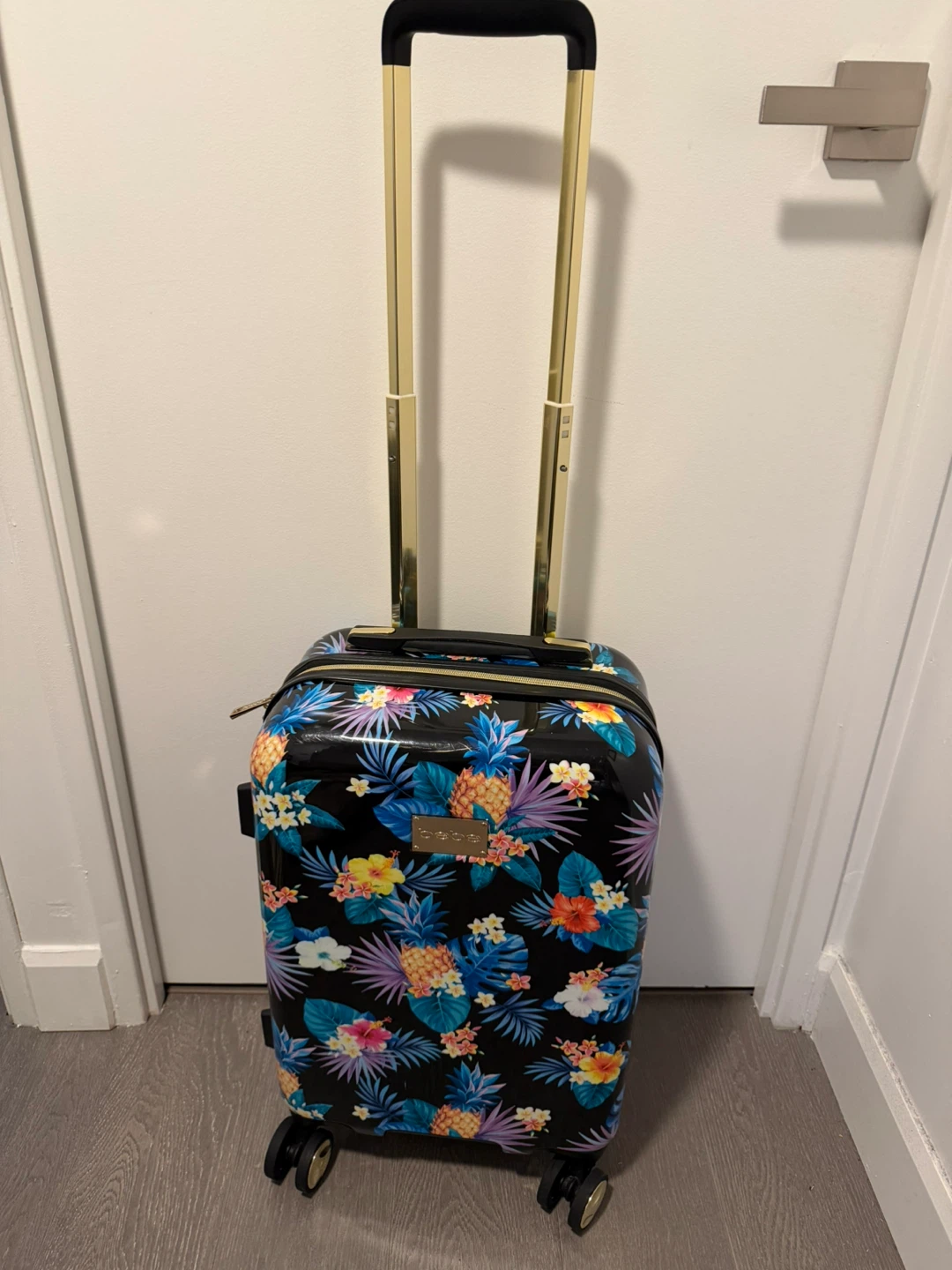 Bebe tropical print hard side carry-on suitcase - photo 2