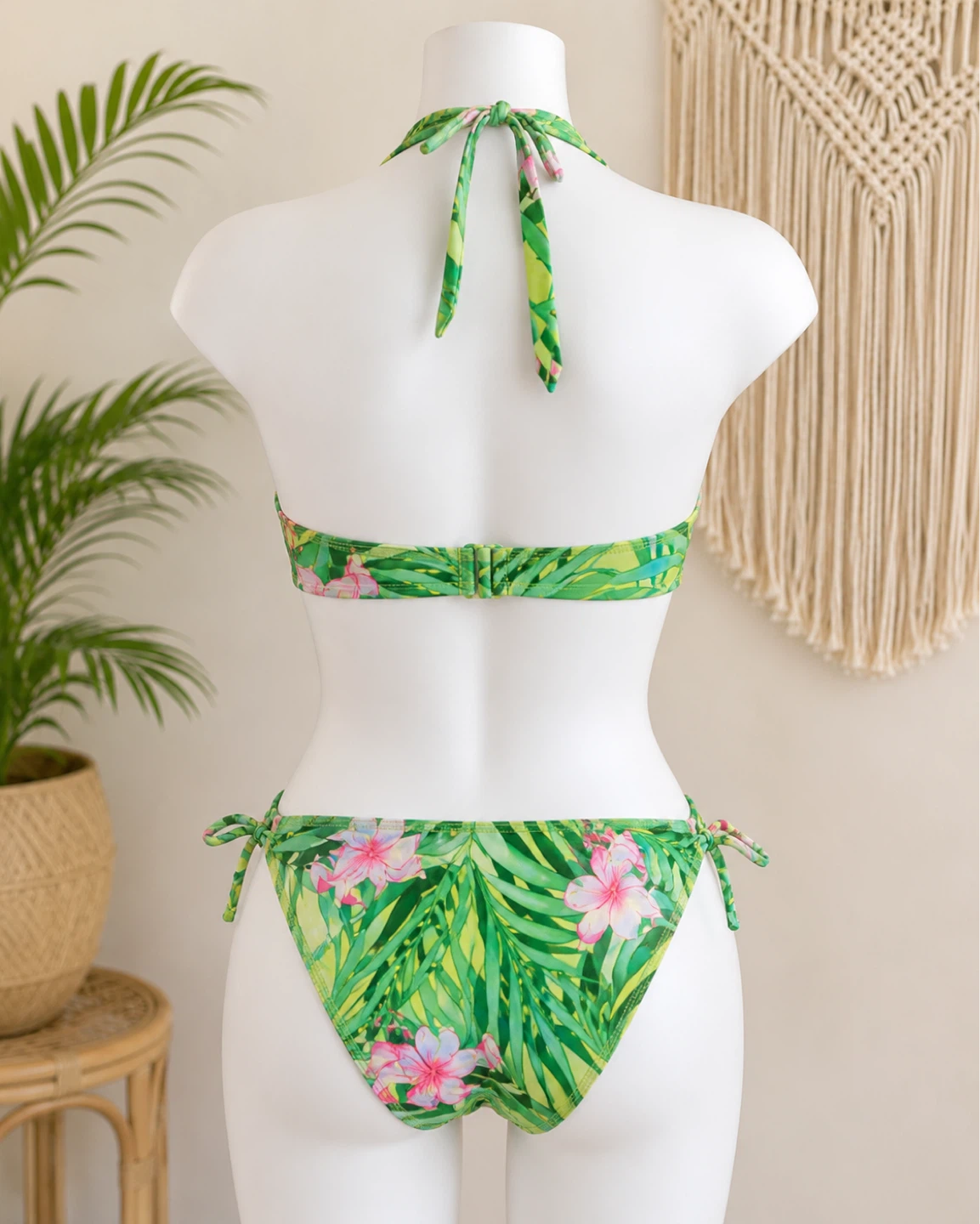 Tropical Floral Halter Bikini - photo 2