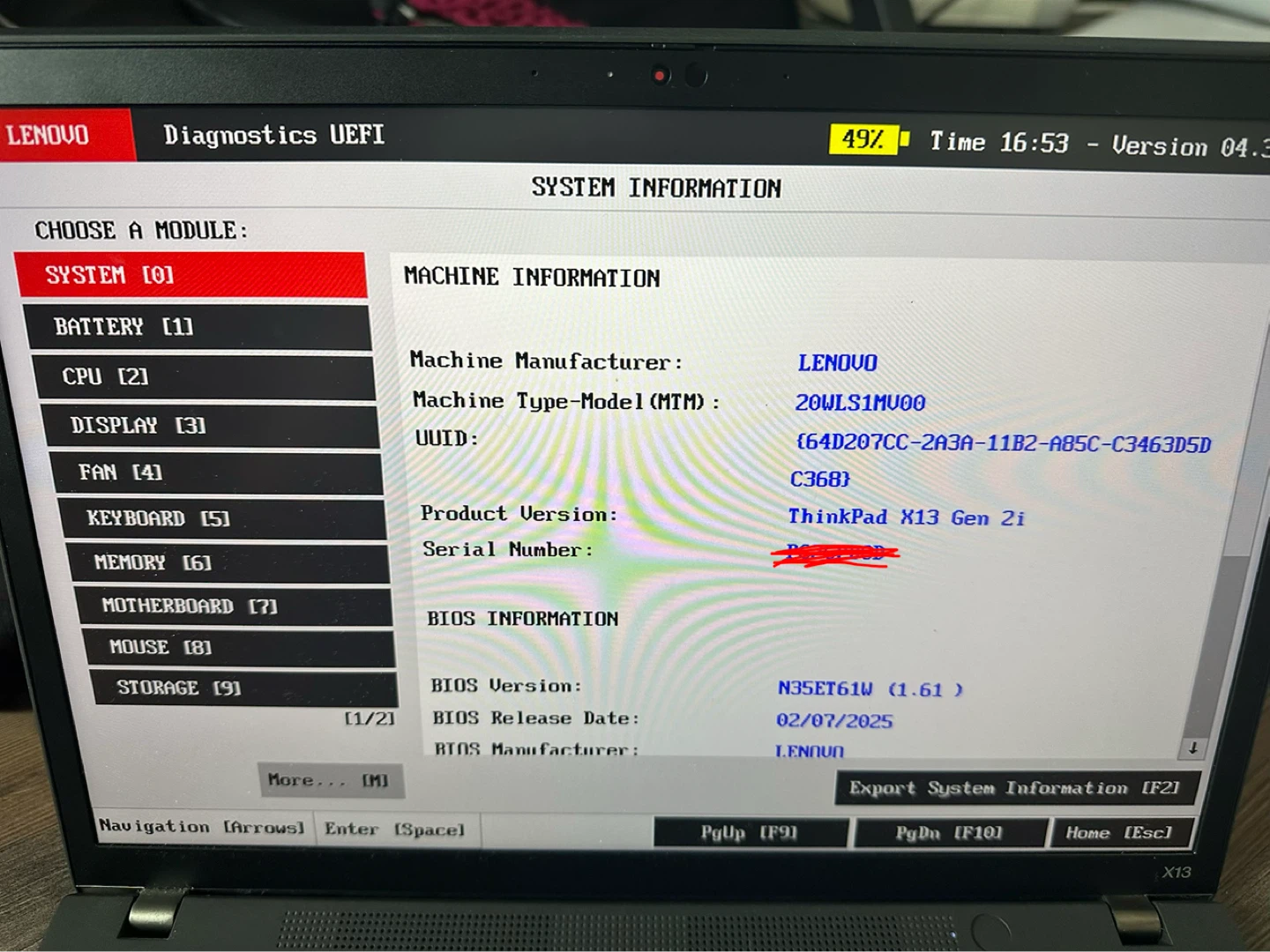 Lenovo ThinkPad X13 Gen 2i Laptop
