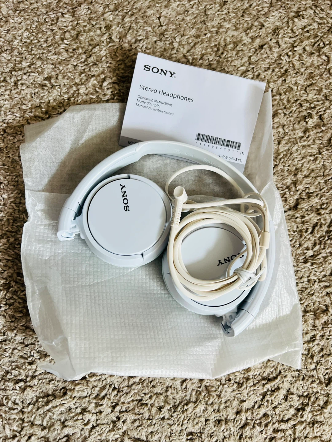 Sony MDR-ZX110  Headphones - White - photo 2