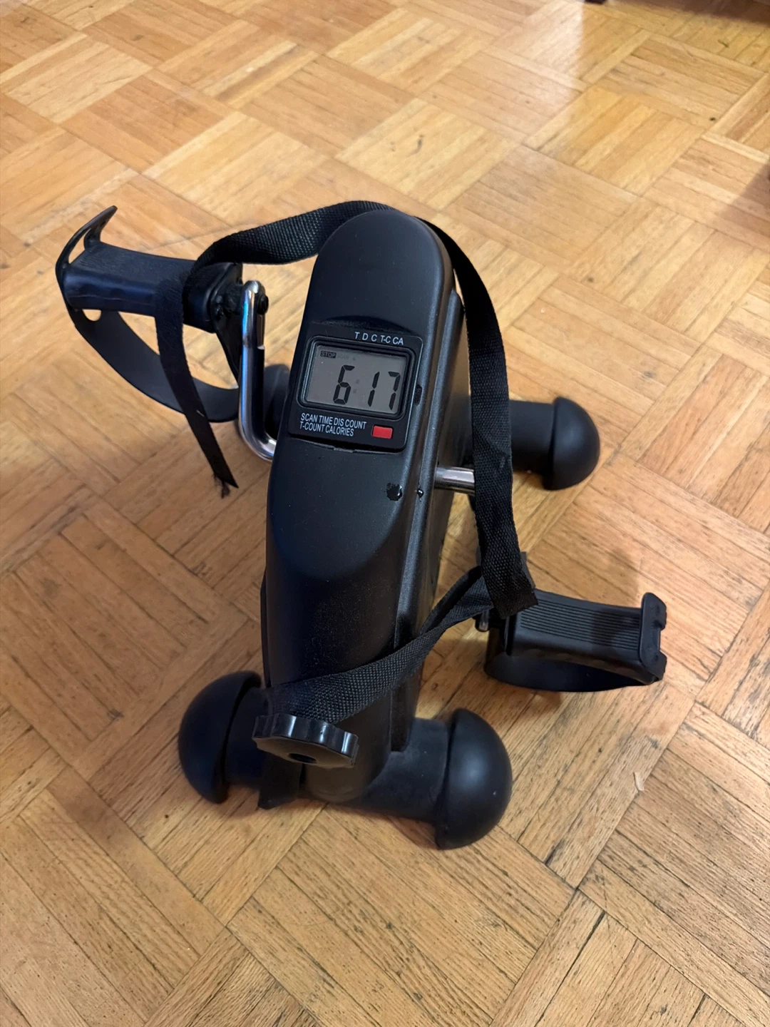 Black Portable Pedal Exerciser