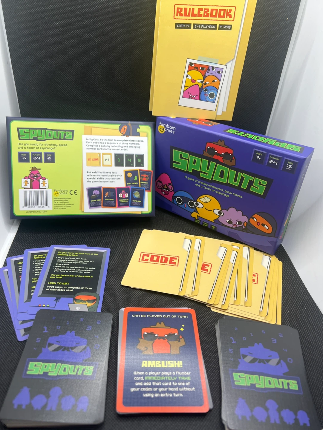 Spyouts Board Game Fambam Games