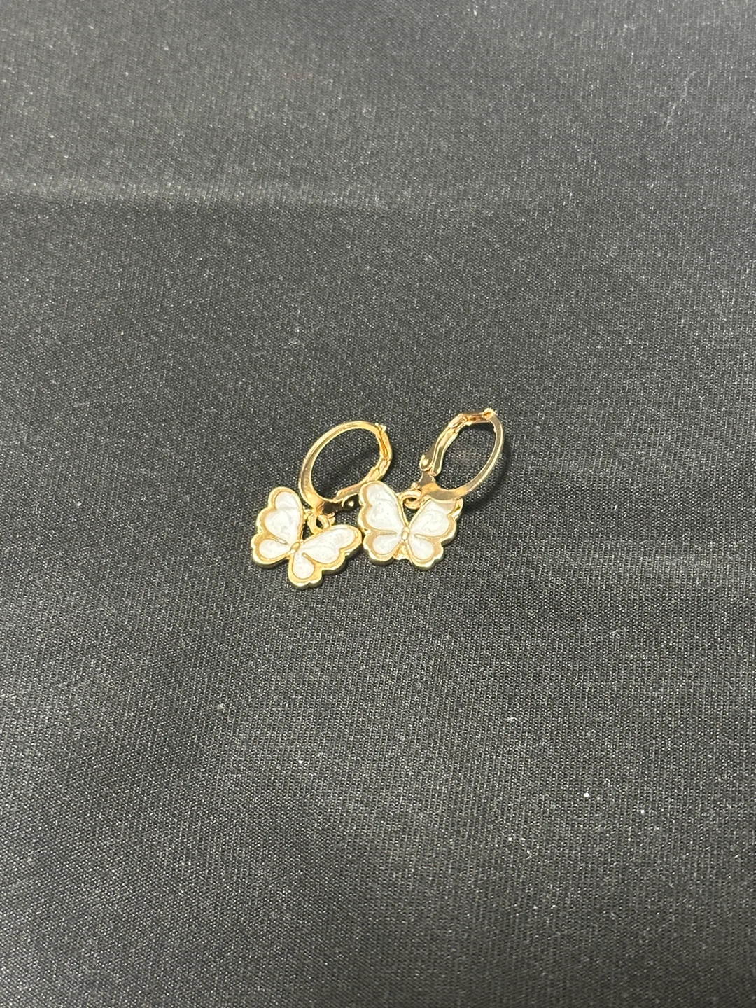 Gold Butterfly Earrings