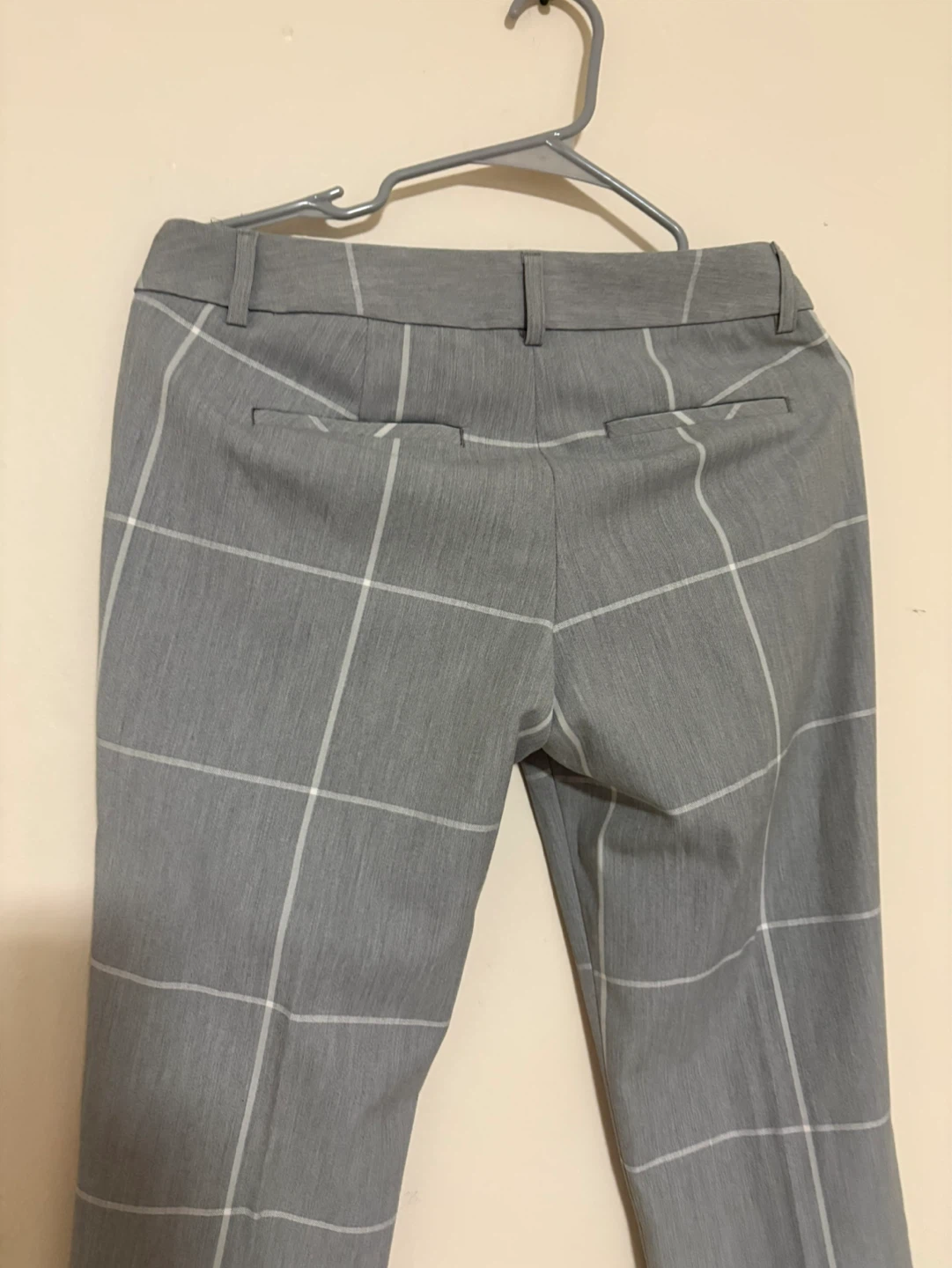 Express Columnist Grey Plaid Pants Size 2R - photo 4