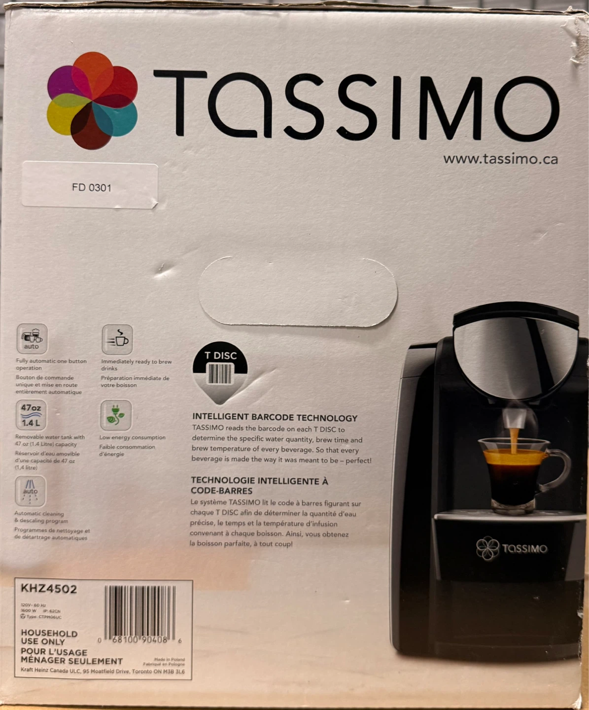 Tassimo single cup coffee machine - photo 4
