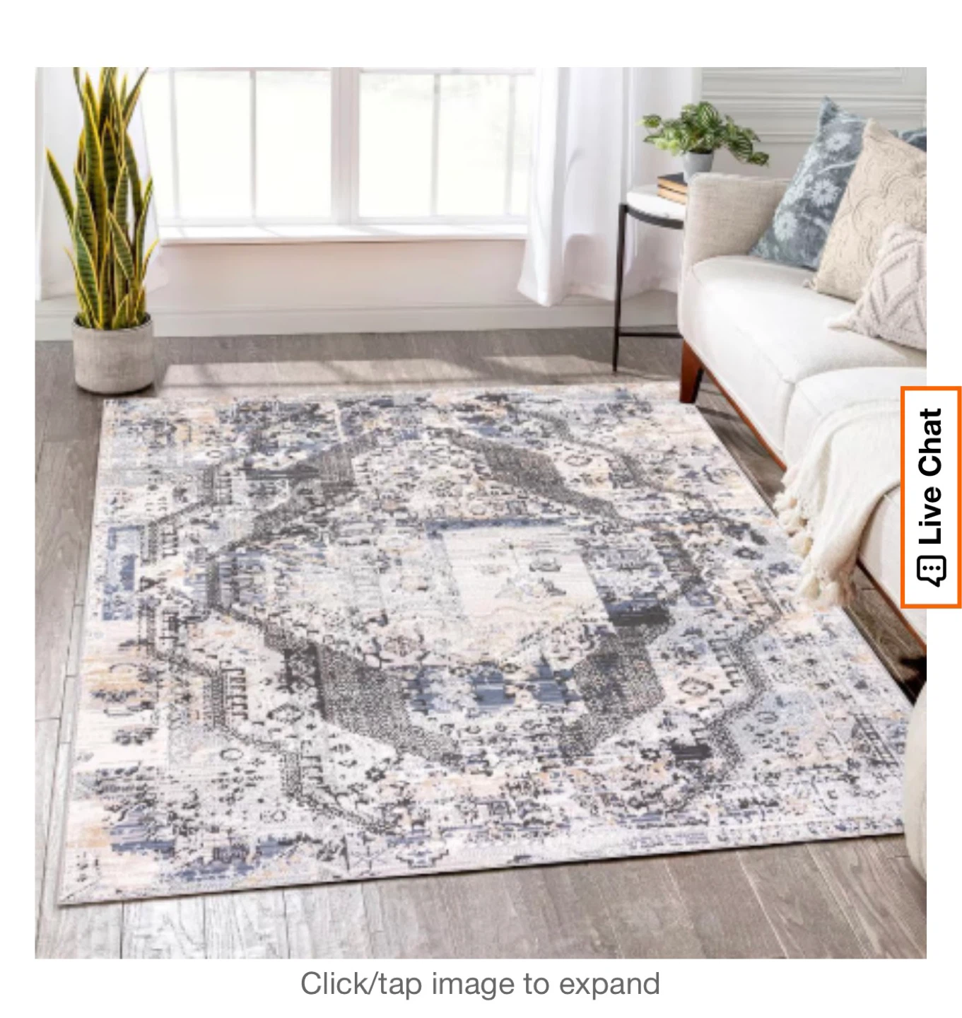 L'Baiet Anna Grey 5 ft. x 7 ft. Oriental Indoor Area Rug - photo 2