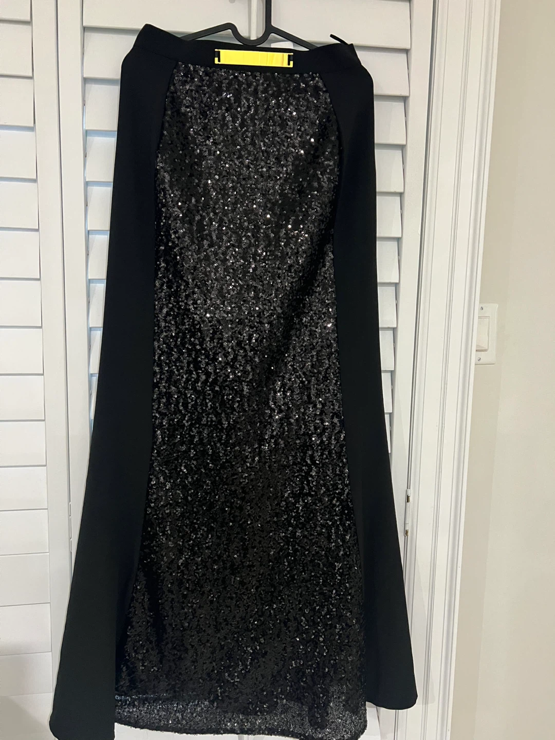 Black Sequin Skirt