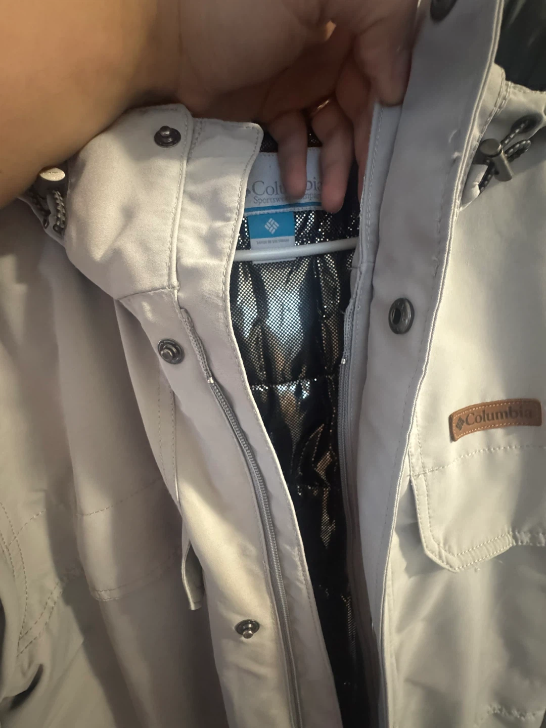 Columbia Men's Winter Jacket - Light Grey - photo 3