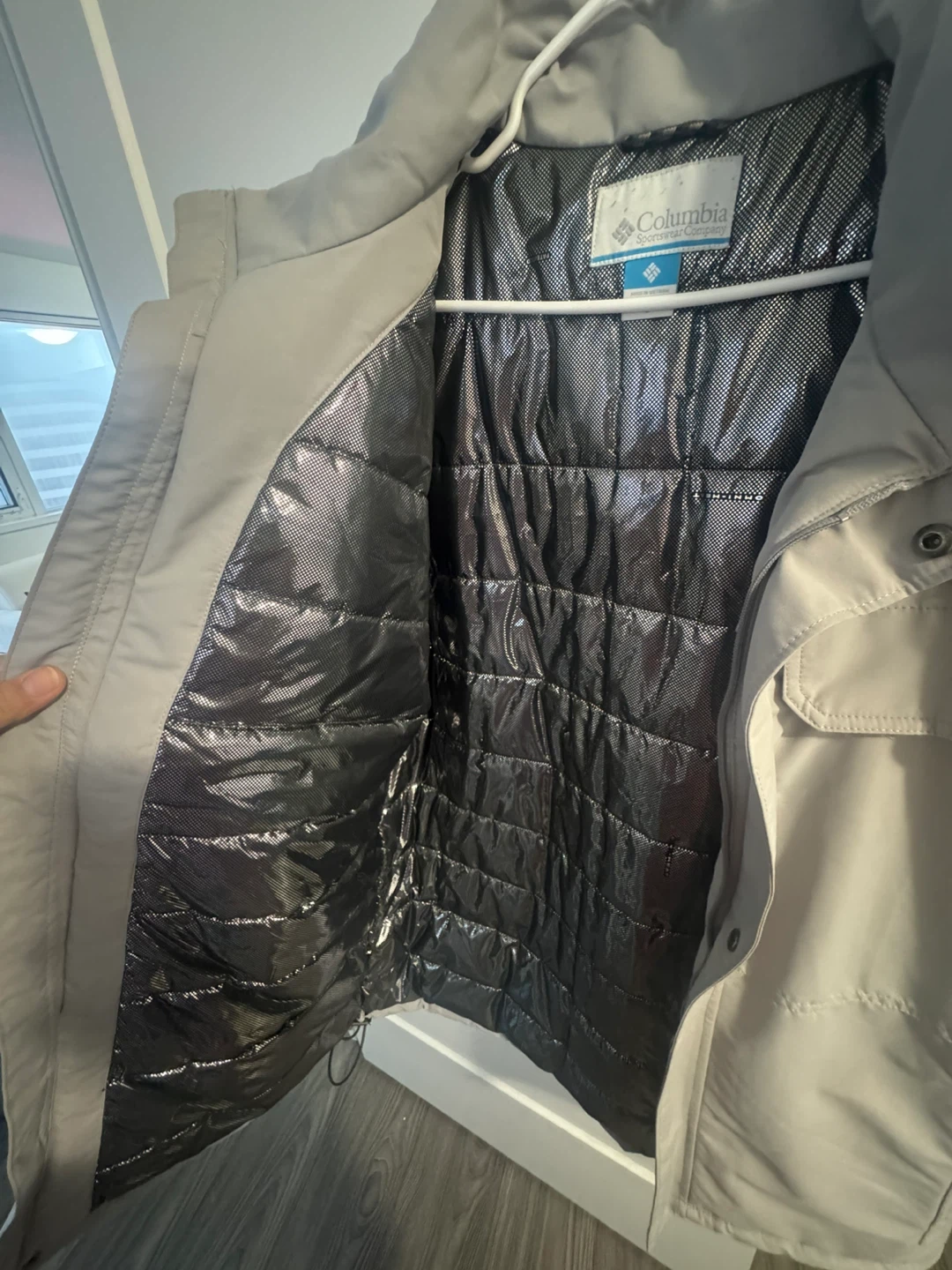 Columbia Men's Winter Jacket - Light Grey - photo 2
